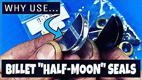 Billet Half-Moon Valve Cover Seals (USE THEM!)