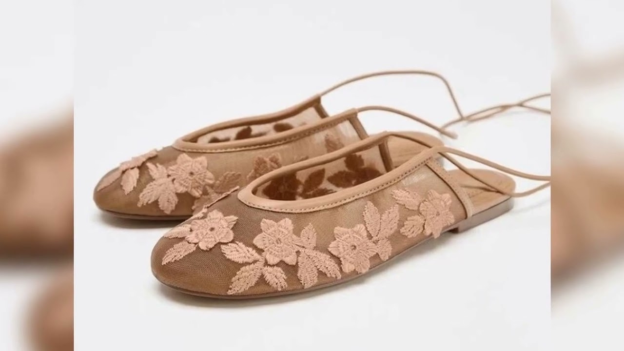 A must-have product! Fashion Embroidery Flower Design Brand Flat Sandals Women Breathable Mesh Lac