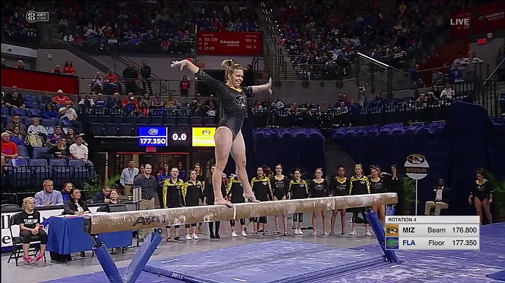 Gabrielle Gottula (Missouri) 2019 Beam vs Florida ...