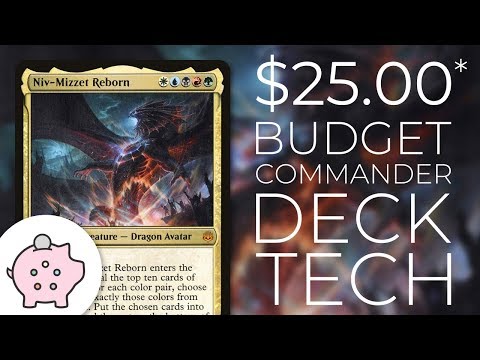mtg niv mizzet reborn commander deck Niv-Mizzet, Parun CARD DRAW INSTANT SORCERY Spells Magic Custom Legendary Creature How to build a Niv-Mizzet