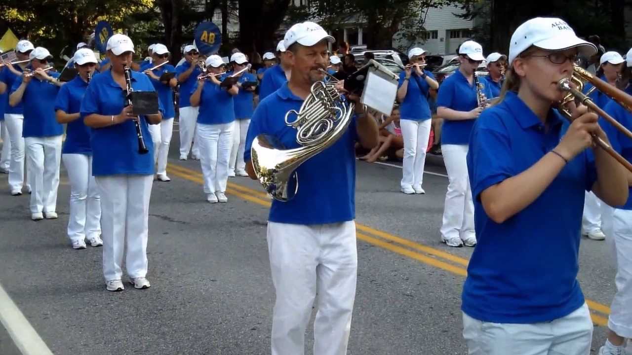 The Alumni Band in the Clam Festival Parade 7 19 2013 YouTube