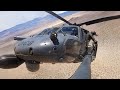 US Helicopter Impressive POV Search and Rescue Operations in the Desert