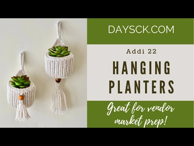 SUPER EASY Crochet Hanging Vines with Dangling Flowers