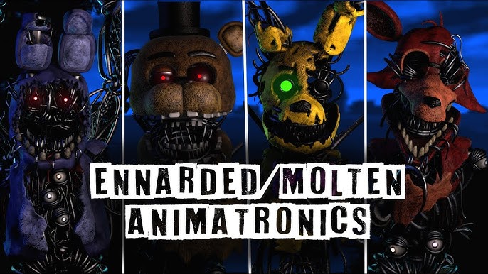 👑 BunZai ❄ on X: C4D - Abandoned FNaF 1 Animatronics - My Concept   / X