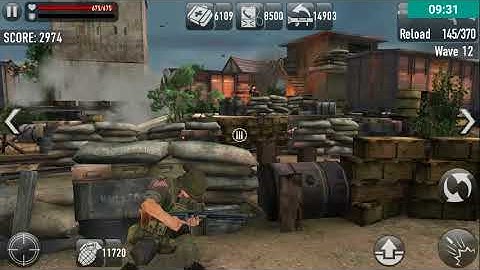 Frontline Commando D-Day. Base Defense Wave 1-55.
