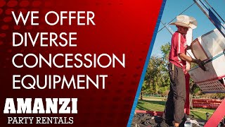We Offer Diverse Concession Equipment - Amanzi Party Rentals