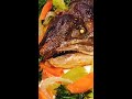 How To Eat Baked Salmon Head - Savage Eating!