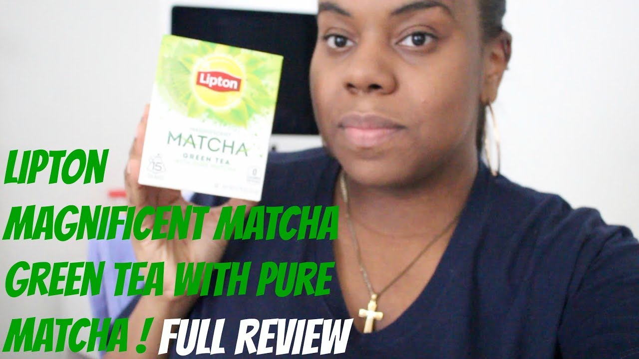 Lipton Magnificent MATCHA green tea FULL REVIEW ! YouTube