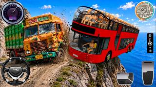 Impossible Offroad Bus Driving - Extreme Death Road Bus Driving Simulator - Android Gameplay screenshot 1