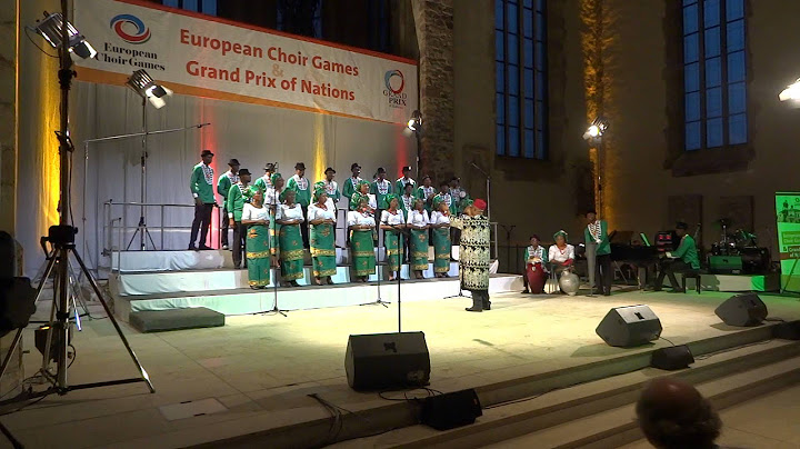 Lagos City Chorale   Halleluyah Chim Lee @ European Choir Games Magdeburg