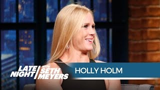 Holly Holm Relives the Kick that Beat Ronda Rousey - Late Night with Seth Meyers