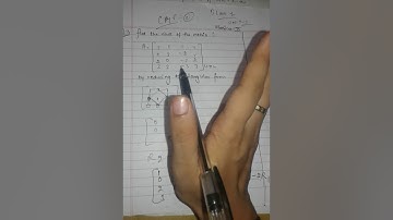 reduce the4×4 matrix into triangular form cyp no.-2(que-3) unit3 matrices(II)block1 bca math 1st sem