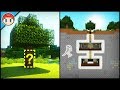 Minecraft: How to Build a Secret Base Tutorial (#3) - Easy Hidden House