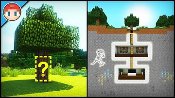 Minecraft: How to Build a Secret Base Tutorial (#3) - Easy Hidden House