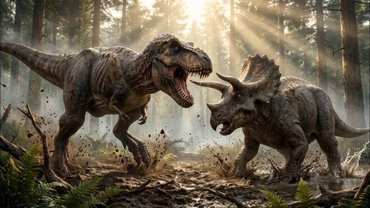 Tyrannosaurus Rex vs Triceratops – The Deadliest Battle in Ancient History