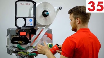 Changing labels and ribbon in under 60 seconds on the XPA 934 Print & Apply labeller