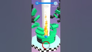 Stack Ball Gameplay || Level 15 || #shorts #youtubeshorts #trendingshorts #ytshorts