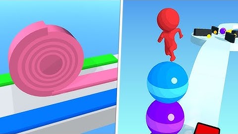 ▶️Layers Roll 🆚 Stack Rider 66DSW! MAX LEVEL Gameplay iOS,Android Videos Walkthrough Pro Game Mobile