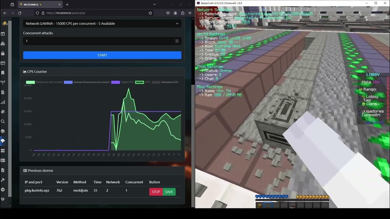  2024 how to attack minecraft server mcstorm youtube
