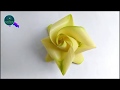 How to make palm leaf flower  very easy  coconut leaf     isum hacks