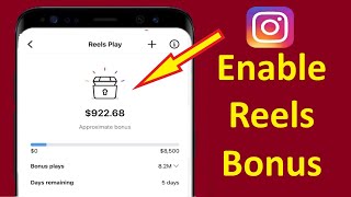 Instagram Reels Bonus option not showing Problem Solved to Enable Bonus On Instagram! - Howtosolveit