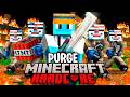 100 Players Simulate an ULTIMATE Purge in Minecraft!