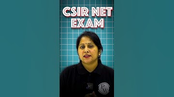 🔥 CSIR NET Latest Update - CSIR NET Notification and CSIR NET Exam Preparation 2024 🚀 #PW #Shorts