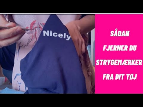 Sådan fjerner du strygemærker fra dit tøj YouTube