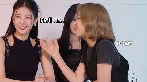 itzy flirting with each other was a HOT mess