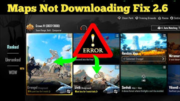 Pubg Maps Not Downloading Problem Solve 100% | Maps Download Error Fix Pubg
