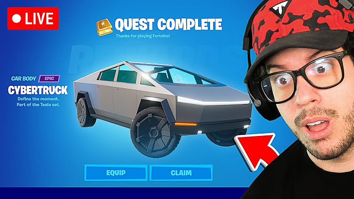 Unlocking TESLA CYBERTRUCK in FORTNITE! (Free)