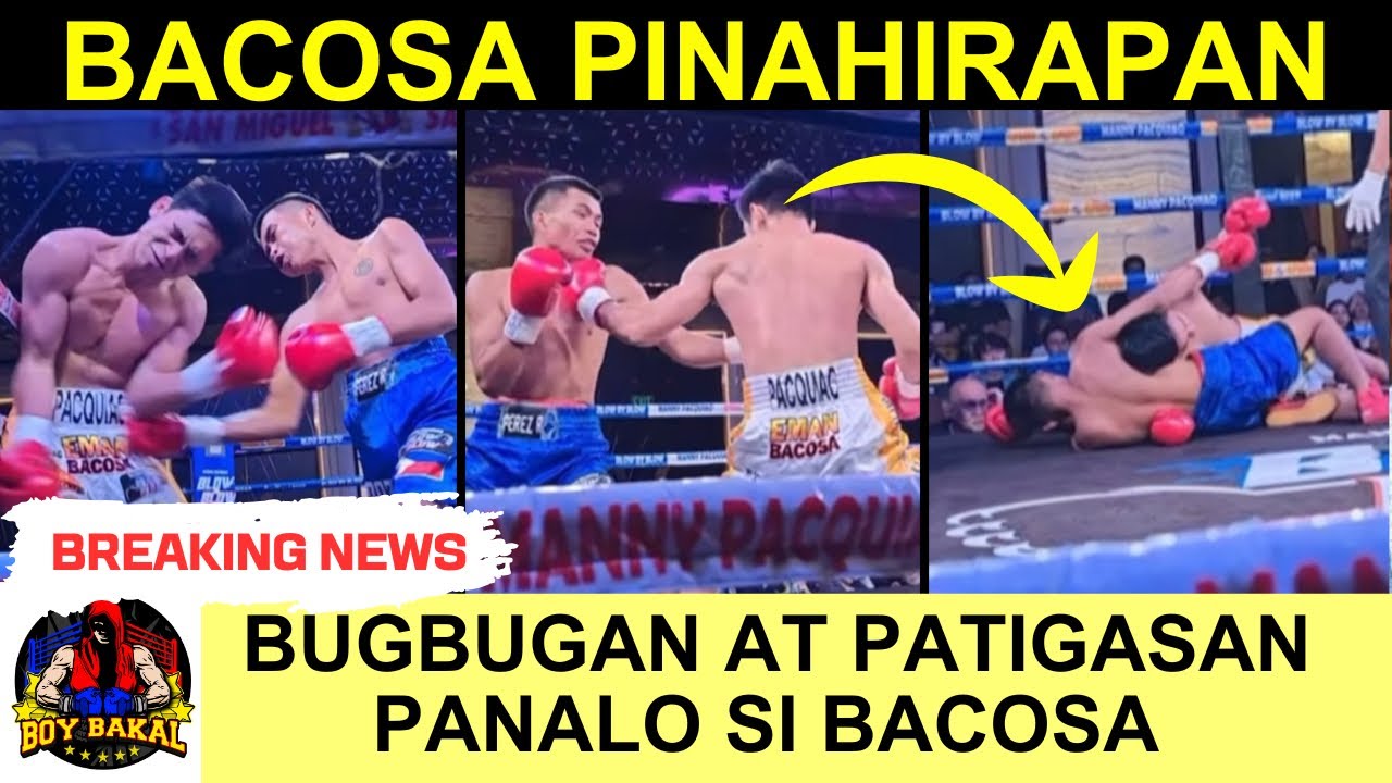 Bugbugan Emman Bacosa BUGBUGAN ANG LABAN Nakuha Ang Panalo Majority Decision ...