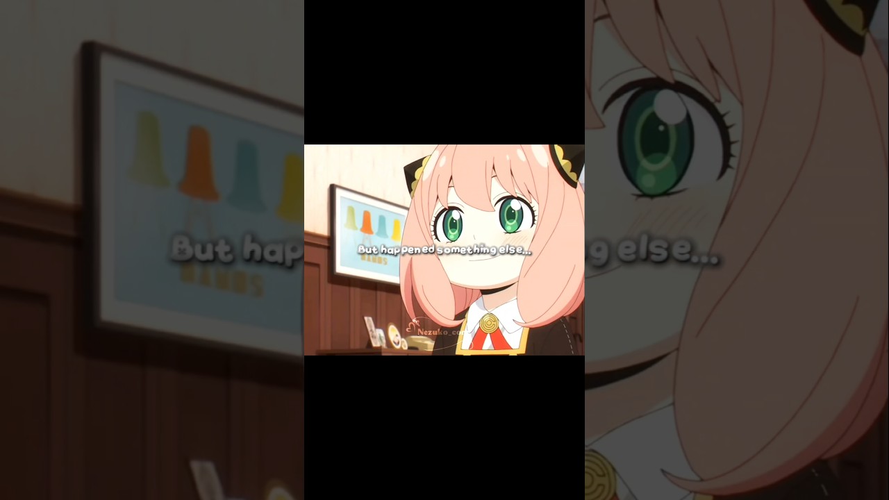 Aww, her smile 😭 [ Spy x Family ] #anya #becky #loid