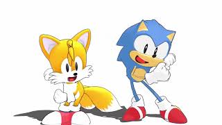Classic Sonic and Tails dancing to "Sonic 3 - Data Select"