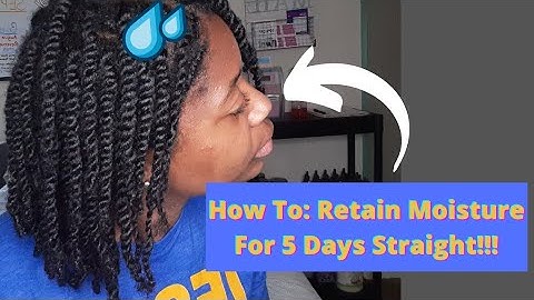 How To: Moisturizing Method 💦 For Mini Twists || Natural Hair