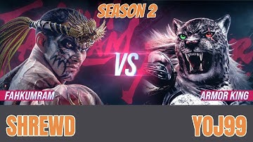 FAHKUMRAM (Shrewd) vs. ARMOR KING (Yoj99) Tekken 8 SE2 Ranked Matches