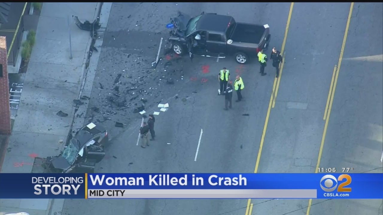 Woman Killed In Crash On La Cienega In MidCity YouTube