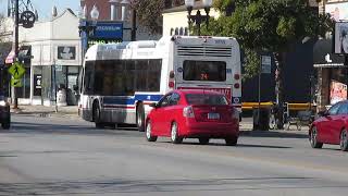 A Chicago Transit Authority Route - Fullerton Bus Enters The West Terminal. Late October, 2025.