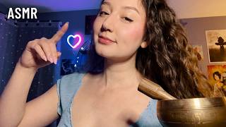 ASMR 30 Minutes Of Singing Bowl Triggers & Unintelligible Whispering *Soft Humming* screenshot 4