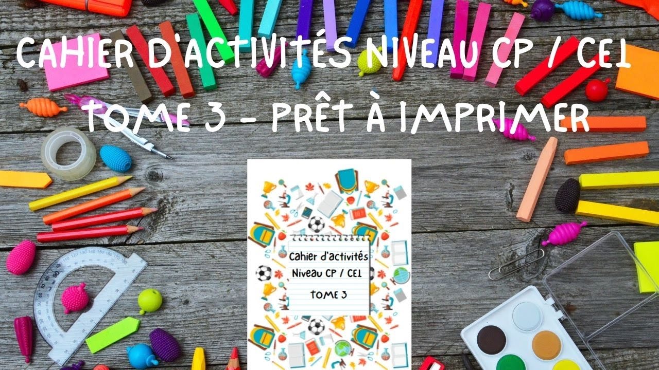 Cahier D Activités Ce1 à Imprimer www.youtube.com