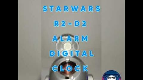 STAR WARS R2-D2 ALARM CLOCK WITH PROJECTOR