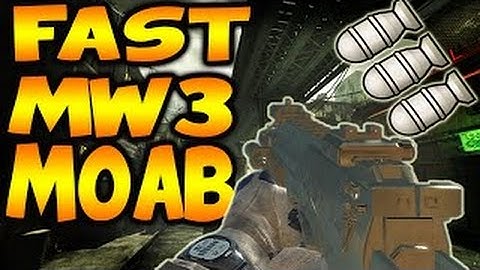 MW3 WORLDS FASTEST MOAB ON [LOCKDOWN]