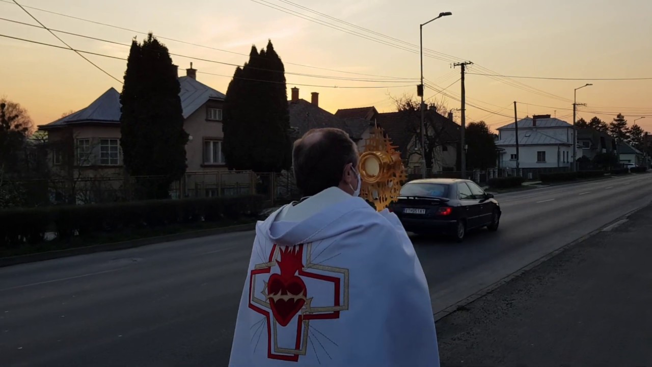 Žehnanie mestu Vranov pred COVID   19