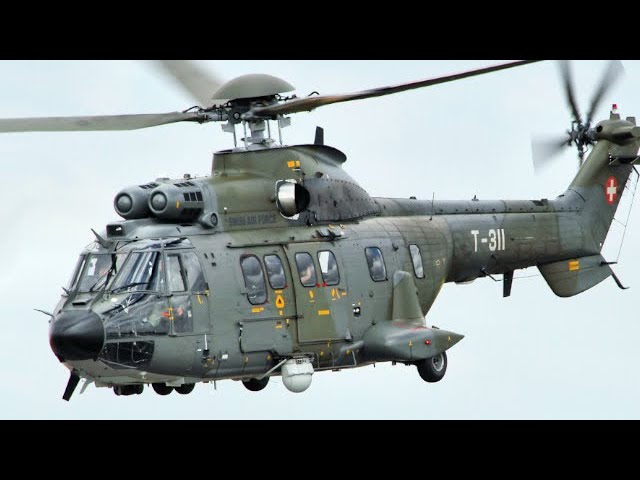 AS 332 Super Puma solo display | AirPower 2019 | Super Puma helicopter -  YouTube