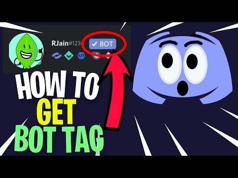 HOW TO GET THE DISCORD BOT TAG & BADGE [LOGIN TO A DISCORD BOT ACCOUNT