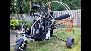 Detailed FlyProduct Xenit trike and Vittorazi Cosmo 300 walk around