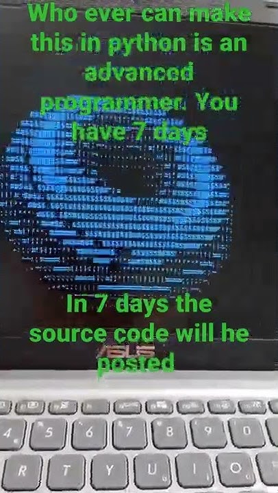 python challenge to make a spinning donut - YouTube