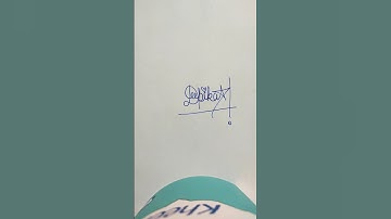 Amazing!! Deepika Name Signature #youtubeshorts #trending #signature