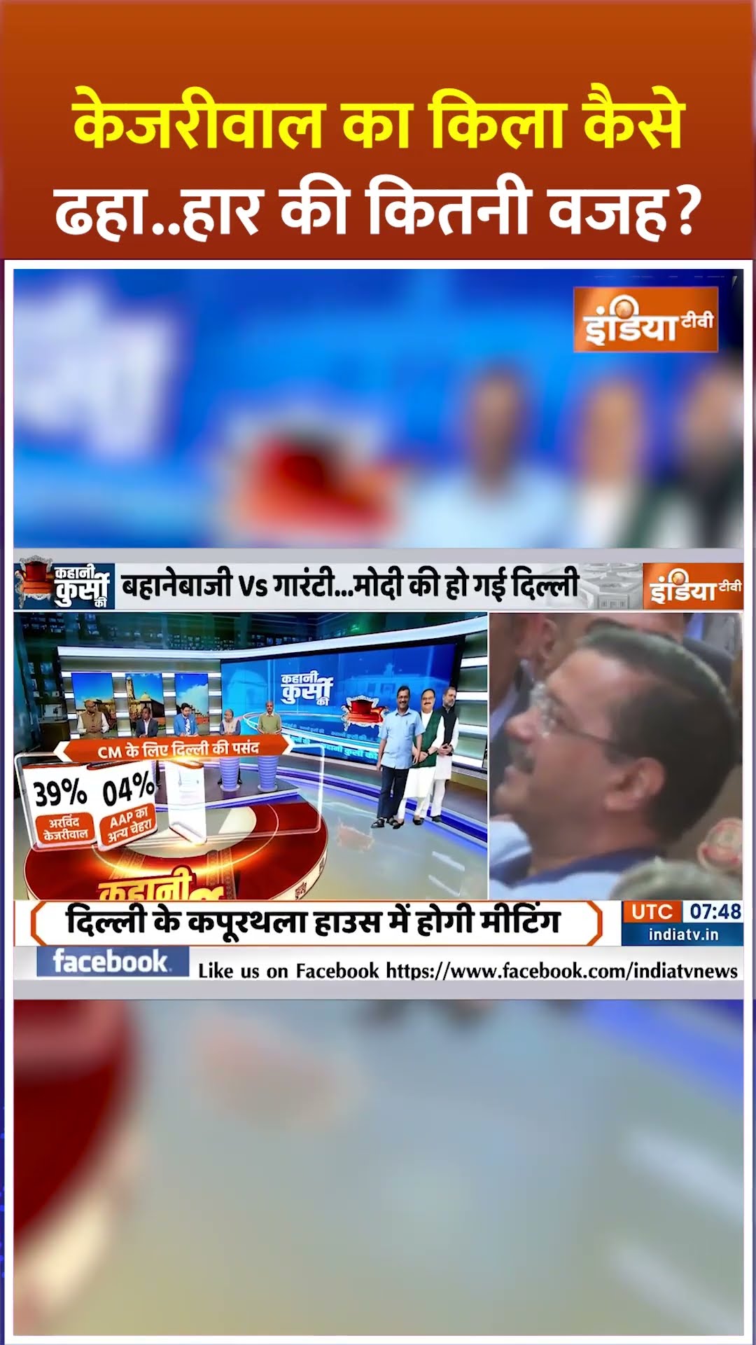 #arvindkejriwal का किला कैसे ढहा..हार की कितनी वजह? #delhielectionresults2025 #pmmodi