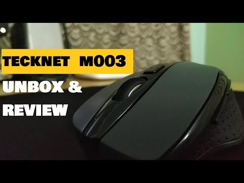 TECKNET M003 UNBOXING AND REVIEW || BEST BUDGET WIRELESS MOUSE ||